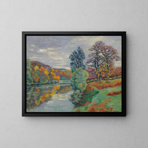 La Roche De L’echo, Crozant (1913) - Armand Guillaumin — quadro incorniciato alla parete