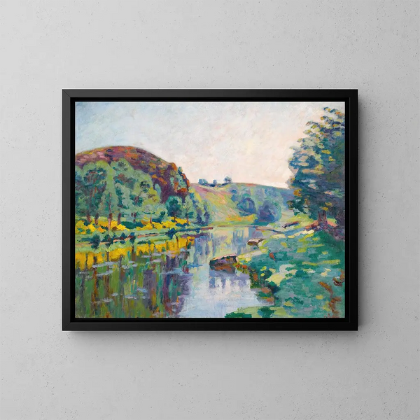 La Roche de l'Écho à Crozant - Armand Guillaumin — quadro incorniciato alla parete