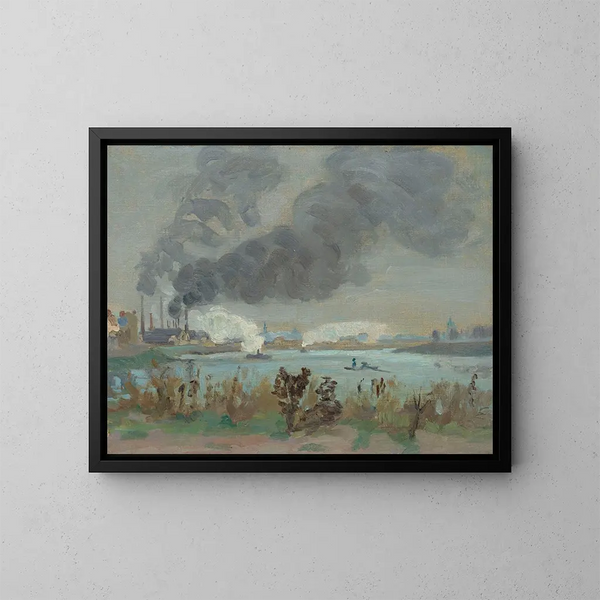 La Seine à Ivry - Armand Guillaumin — quadro incorniciato alla parete