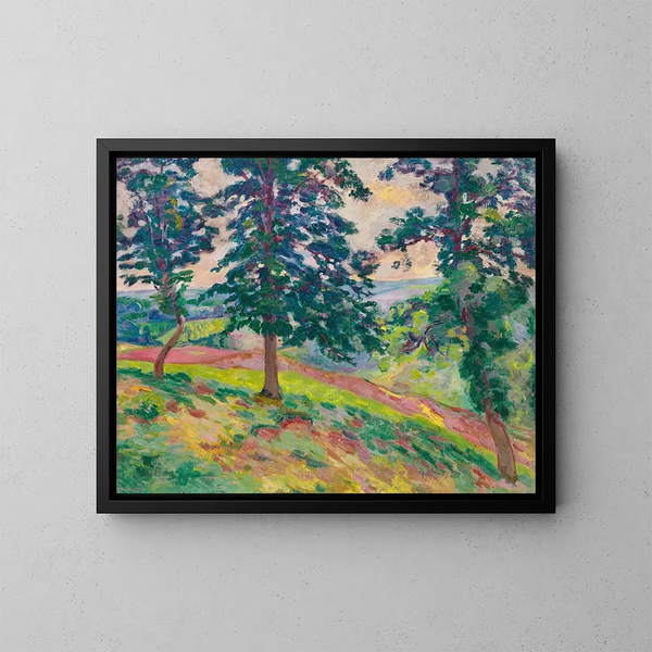 La valle della Creuse - Armand Guillaumin — quadro incorniciato alla parete