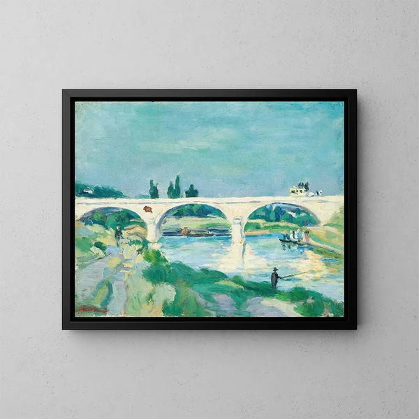 Le Pont de Charenton, Île-de-France - Armand Guillaumin — quadro incorniciato alla parete