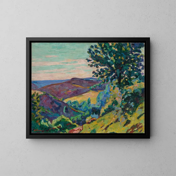 Le Puy Barriou à Crozant - Armand Guillaumin — quadro incorniciato alla parete