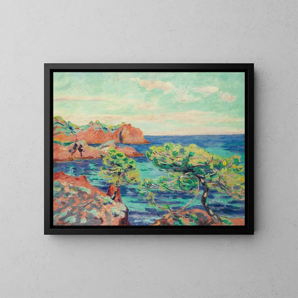 Le Trayas - Armand Guillaumin — quadro incorniciato alla parete