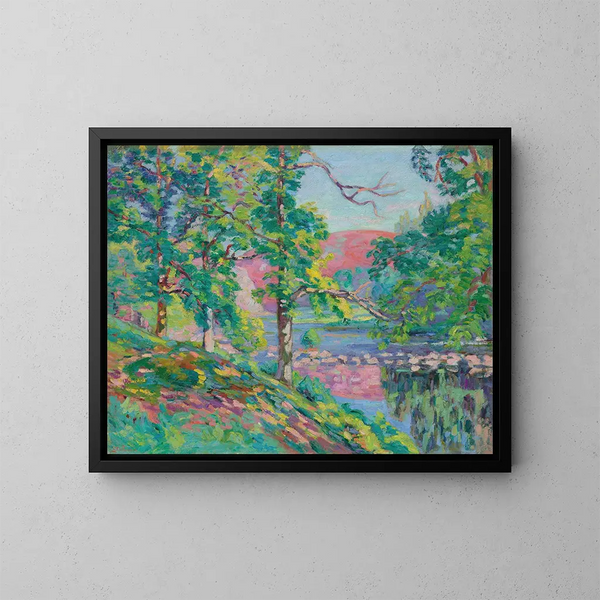I bordi della Creuse - Armand Guillaumin — quadro incorniciato alla parete