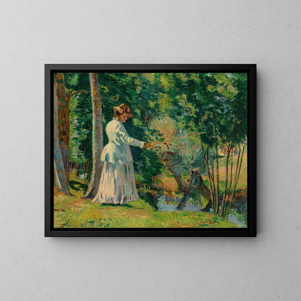 Madame Guillaumin - Armand Guillaumin — quadro incorniciato alla parete