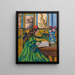 Madeleine Guillaumin beim Lesen - Armand Guillaumin — gerahmtes Bild an der Wand