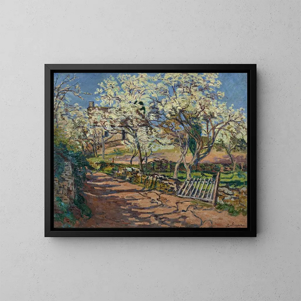 Frühlingslandschaft - Armand Guillaumin — gerahmtes Bild an der Wand