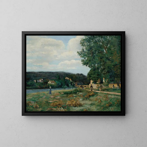Landschaft der Île-de-France - Armand Guillaumin — gerahmtes Bild an der Wand