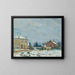 Landschaft in Île-de-France - Armand Guillaumin — gerahmtes Bild an der Wand