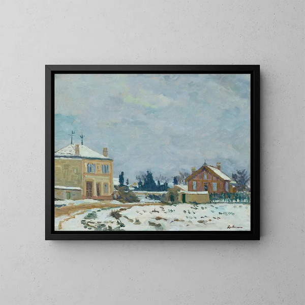 Landschaft in Île-de-France - Armand Guillaumin — gerahmtes Bild an der Wand