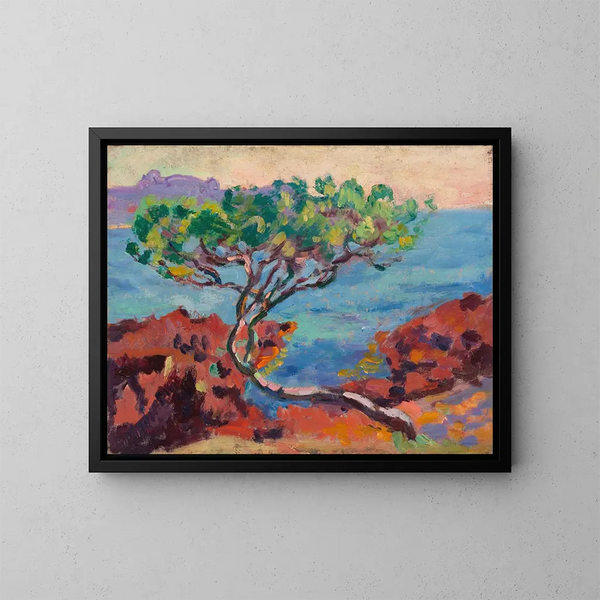 Meereslandschaft - Armand Guillaumin — gerahmtes Bild an der Wand