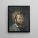 Selbstporträt - Armand Guillaumin — gerahmtes Bild an der Wand