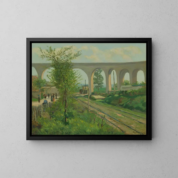 L'aqueduc d'Arcueil au passage à niveau de Sceaux - Armand Guillaumin — quadro incorniciato alla parete