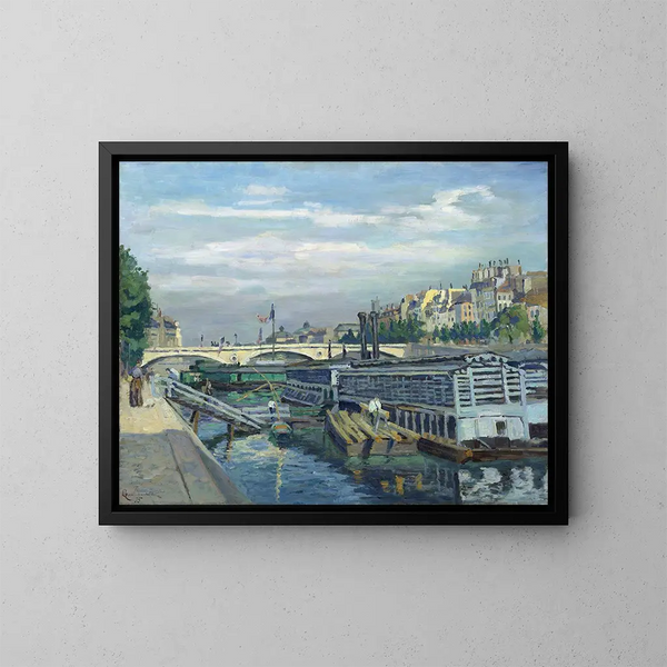 Il ponte Louis-Philippe - Armand Guillaumin — quadro incorniciato alla parete