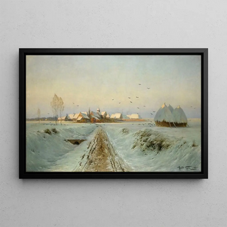 Armand Gury - Soir dhiver Bertricourt environs de Reims.webp