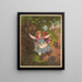 Papa arrive - Armstrong & Co. Lith. — framed artwork on a wall