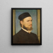 Il pittore Franz von Lenbach - Arnold Böcklin — quadro incorniciato alla parete