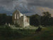 Landschaft bei Nacht mit Ruine - Arnold Böcklin — Ansicht des Kunstwerks