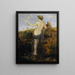 Nymphe mit Füllhorn - Arnold Böcklin — gerahmtes Bild an der Wand