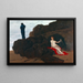 Ulysse und Calypso - Arnold Böcklin — gerahmtes Bild an der Wand