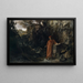Pétrarque alla sorgente di Vaucluse - Arnold Böcklin — quadro incorniciato alla parete