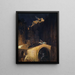 Il combattimento sul ponte - Arnold Böcklin — quadro incorniciato alla parete