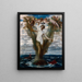 Venere Anadiomene - Arnold Böcklin — quadro incorniciato alla parete