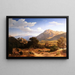 Landschaft in den Sabiner Bergen - Arnold Overbeck — gerahmtes Bild an der Wand