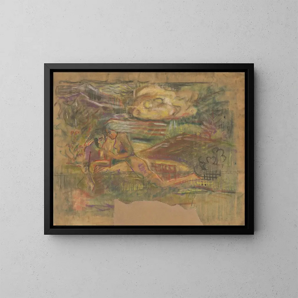 Verlangen - Arnold Peter Weisz-Kubínčan — gerahmtes Bild an der Wand