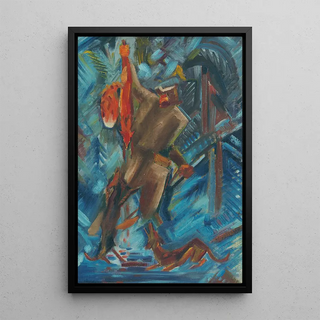 Arnold Peter WeiszKubnan - Hunter with a Fox in His Hand.webp