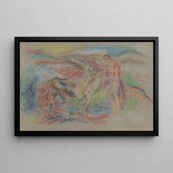 Arnold Peter WeiszKubnan - Woman with a Cow.webp
