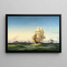 Meereslandschaft - Arnold Plagemann — gerahmtes Bild an der Wand