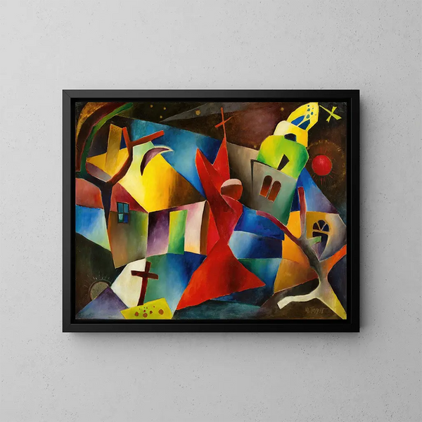 Rote Rübe - Arnold Topp — gerahmtes Bild an der Wand
