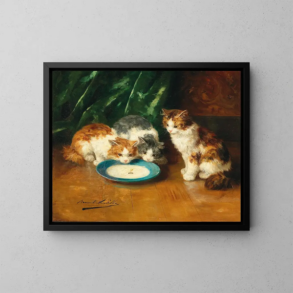 Qu'est-ce que c'est alors ? - Arthur Alfred Brunel de Neuville — gerahmtes Bild an der Wand