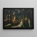Korridor des Sommers - Arthur Bowen Davies — gerahmtes Bild an der Wand