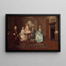 John Thomlinson e la sua famiglia - Arthur Devis — quadro incorniciato alla parete