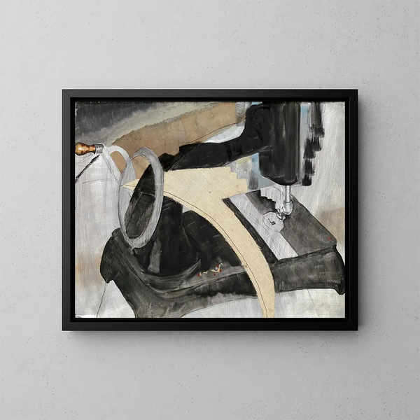 Nähmaschine manuell - Arthur Dove — gerahmtes Bild an der Wand