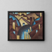Natura simbolizzata n° 1: Tetti - Arthur Dove — quadro incorniciato alla parete