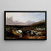Deer Hunt in Scotland Preparations - Arthur Fitzwilliam Tait — framed artwork on a wall