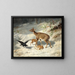 Sollicitude maternelle - Arthur Fitzwilliam Tait — gerahmtes Bild an der Wand