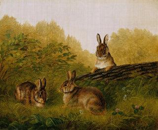 Arthur Fitzwilliam Tait - Rabbits on a Log.webp