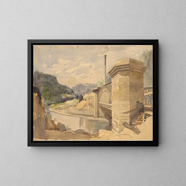 Todmorden, Yorkshire, Inghilterra - Arthur Fitzwilliam Tait — quadro incorniciato alla parete