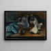 Stillleben in Blau - Arthur Grimm — gerahmtes Bild an der Wand