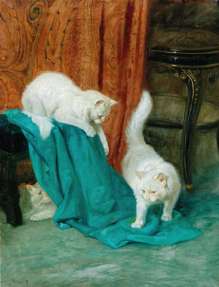 Arthur Heyer - Cats Playing.webp