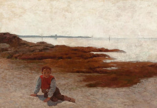 Arthur Hoeber - The Beach at Concarneau.webp