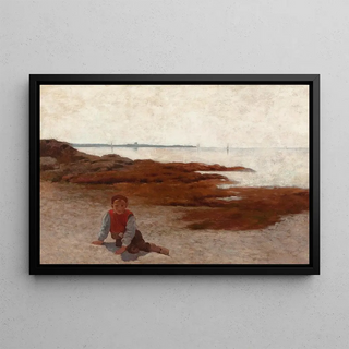 Arthur Hoeber - The Beach at Concarneau.webp