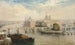 Ansicht der Pont Neuf in Paris mit Notre-Dame im Hintergrund - Arthur Joseph Meadows — Ansicht des Kunstwerks