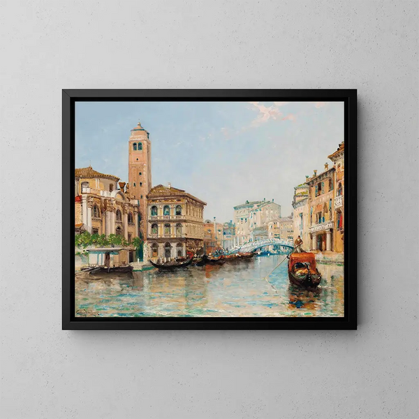 Venedig - Arthur Joseph Meadows — gerahmtes Bild an der Wand