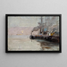 Sandridge - Arthur Streeton — framed artwork on a wall