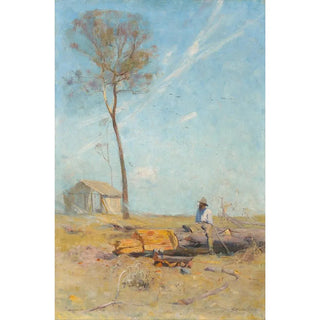 Arthur Streeton - The selectors hut.webp